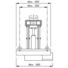 Канавный подъёмник Werther-OMA 404M(543)